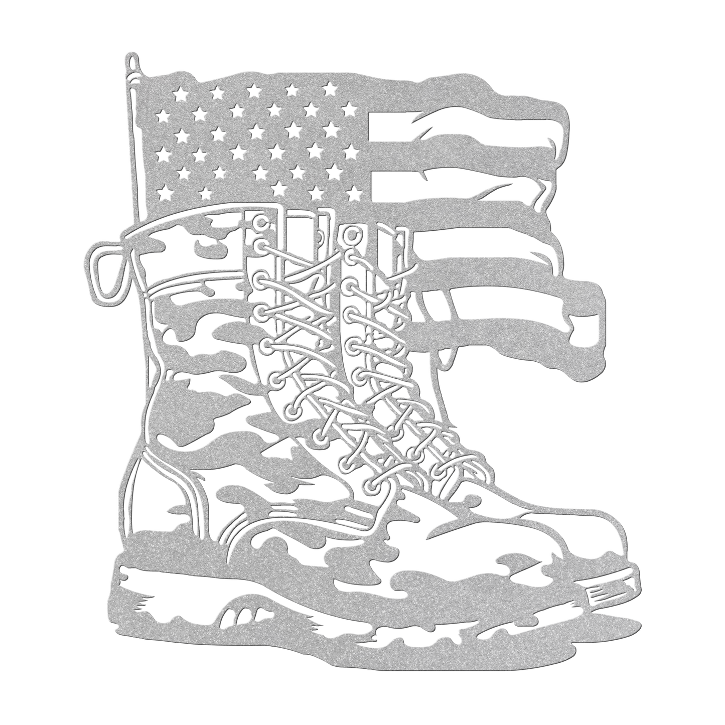 Combat_boots_American_Flag_Metal_Wall_Ar_Silver_Transparent_Mockup.png