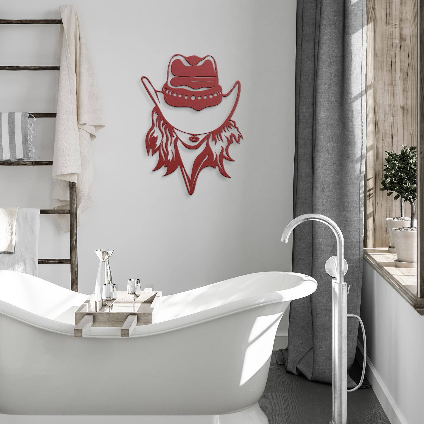 CowGirl_Metal_Sign_Western_Themed_Metal_Red_Modern_Bathroom_Mockup.png