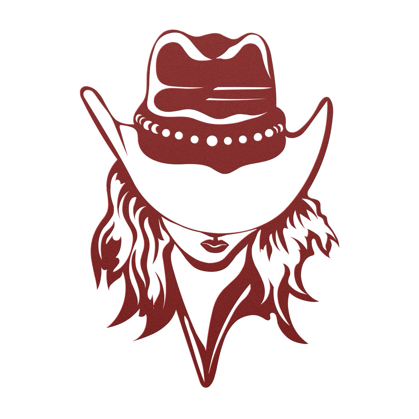 CowGirl_Metal_Sign_Western_Themed_Metal_Red_Transparent_Mockup.png