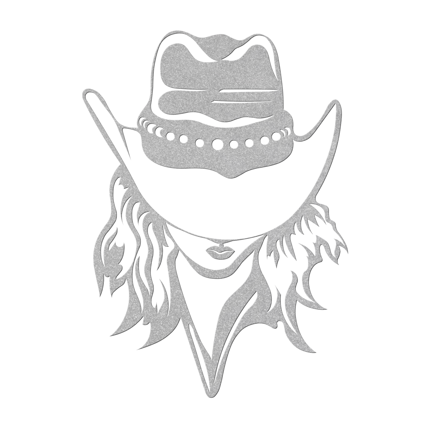 CowGirl_Metal_Sign_Western_Themed_Metal_Silver_Transparent_Mockup.png