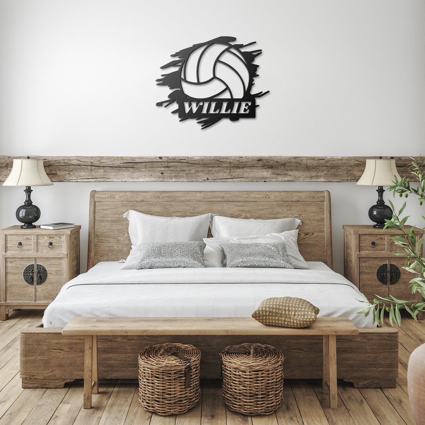 Custom Soccer Metal Wall Art Sign, Personalized Soccer Player Name Sign, Soccer Monogram, Metal Sports Decor