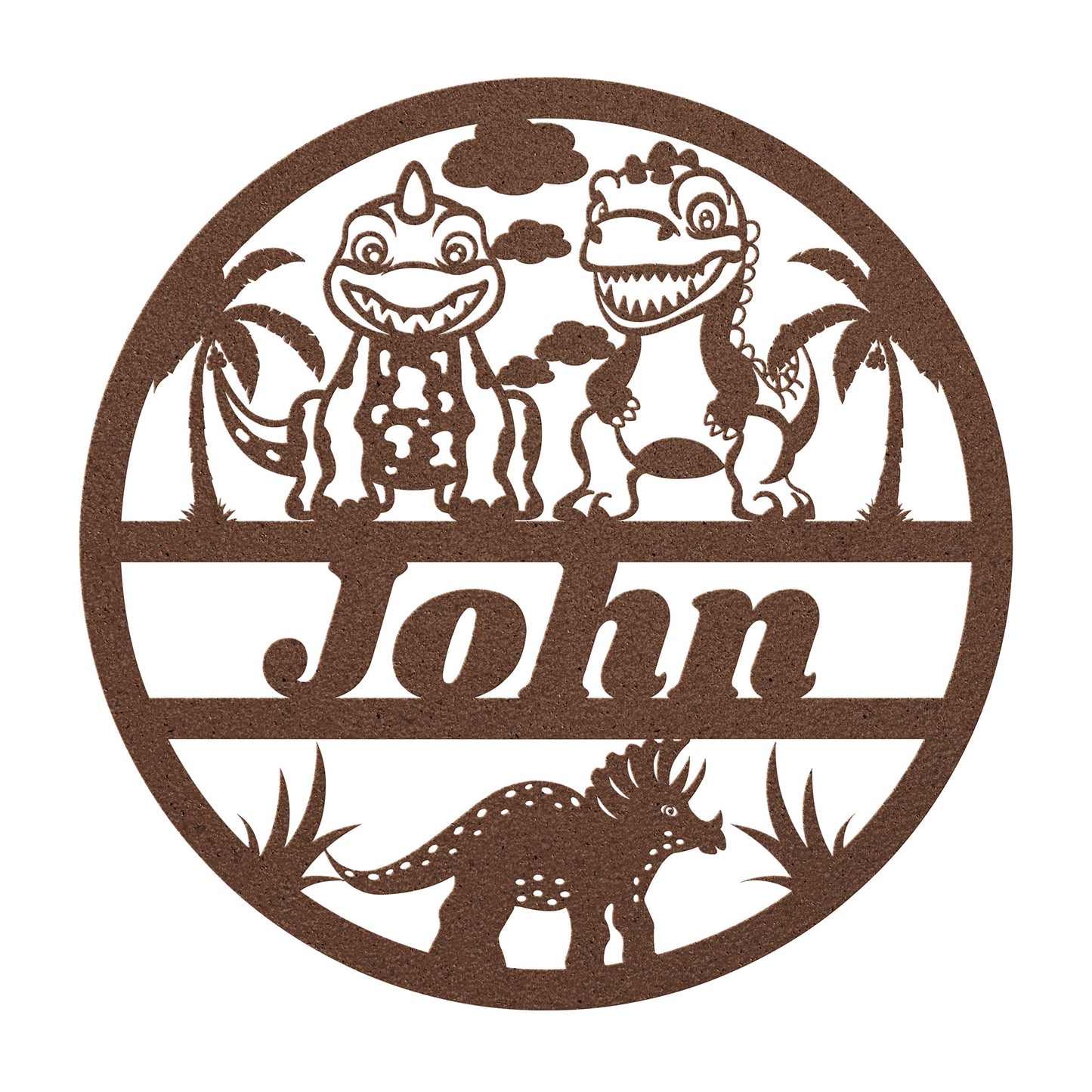 Custom name nursery metal sign