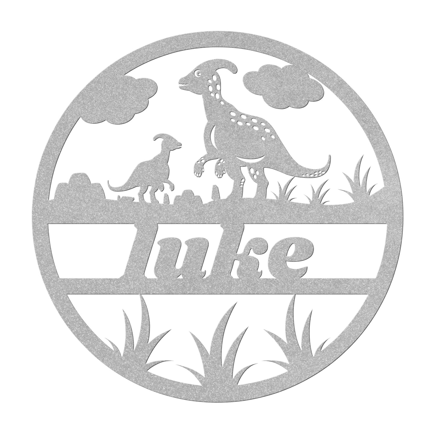 Custom name nursery metal sign