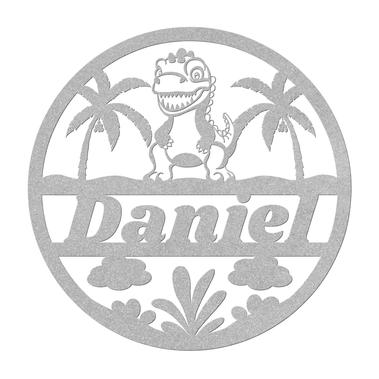 Custom name nursery metal sign