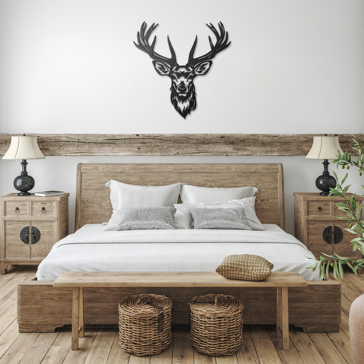 Deer_Head_Buck_Head_Steel_Metal_art_Hun_Black_Farmhouse_Bedroom_Mockup.png