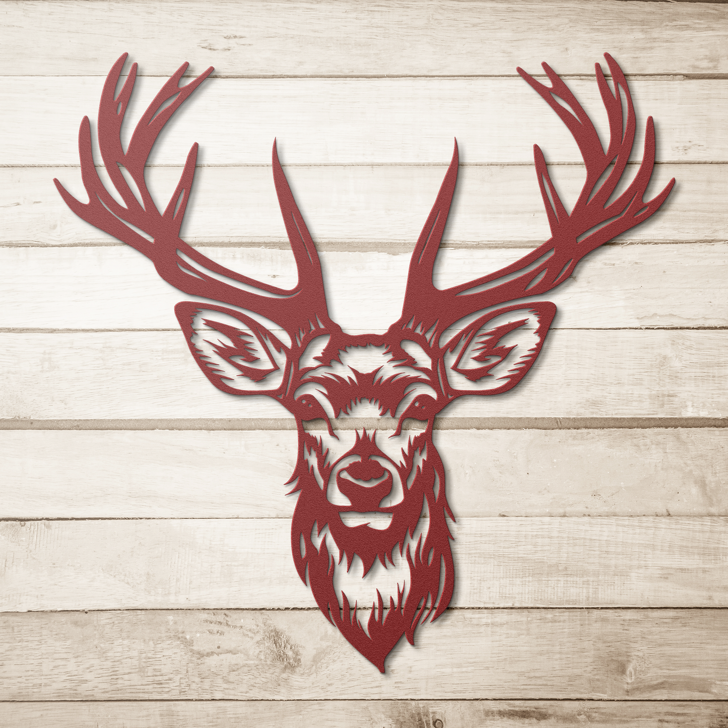 Deer_Head_Buck_Head_Steel_Metal_art_Hun_Red_Simple_Wood_BKGD_Mockup.png