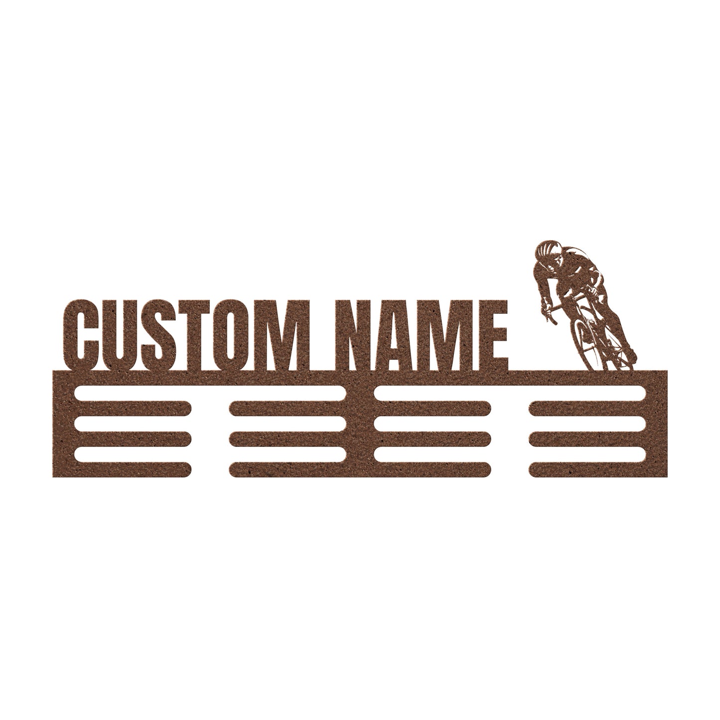 Personalized Gift, Medal Hanger Monogram, Cycling Medals Display, 12 Rungs for medals & Ribbons.