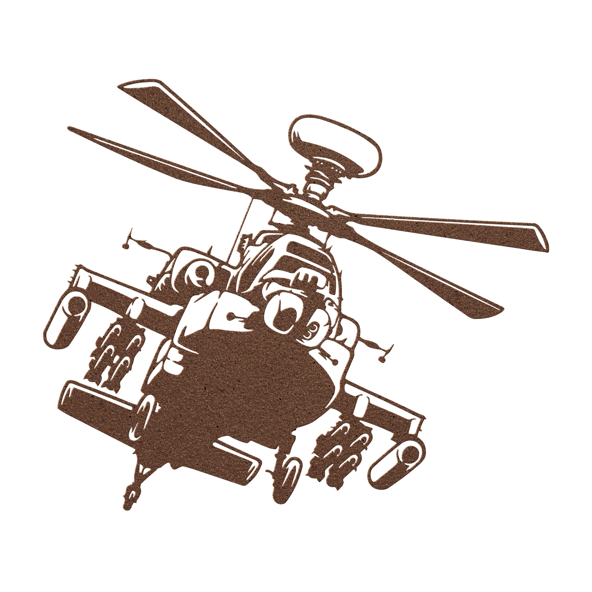 Attack_Helicopter_Metal_Wall_Art_Decor__Copper_Transparent_Mockup.png