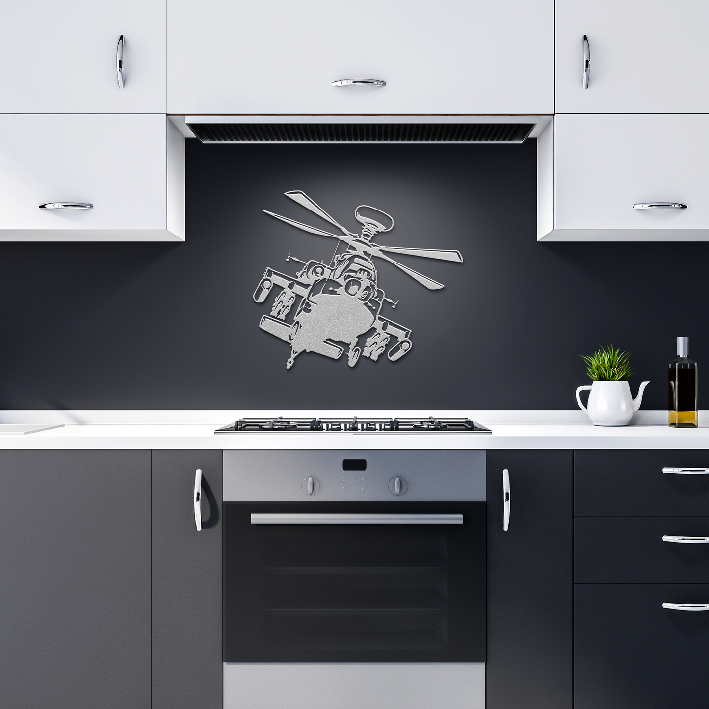 Attack_Helicopter_Metal_Wall_Art_Decor__Silver_Dark_Kitchen_Mockup.png
