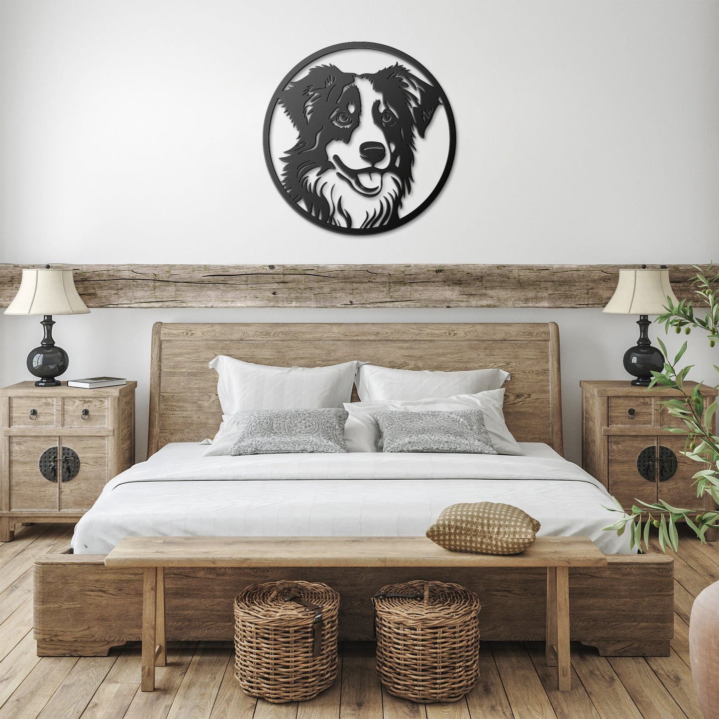 Australian shepherd Metal Sign, Gift for Pet Owner, Home Decor Sign, Australian shepherd Wall Hanging Art