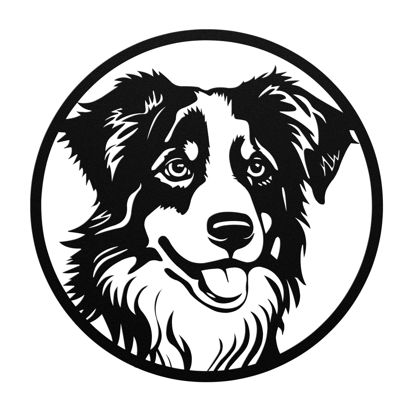 Australian shepherd Metal Sign, Gift for Pet Owner, Home Decor Sign, Australian shepherd Wall Hanging Art