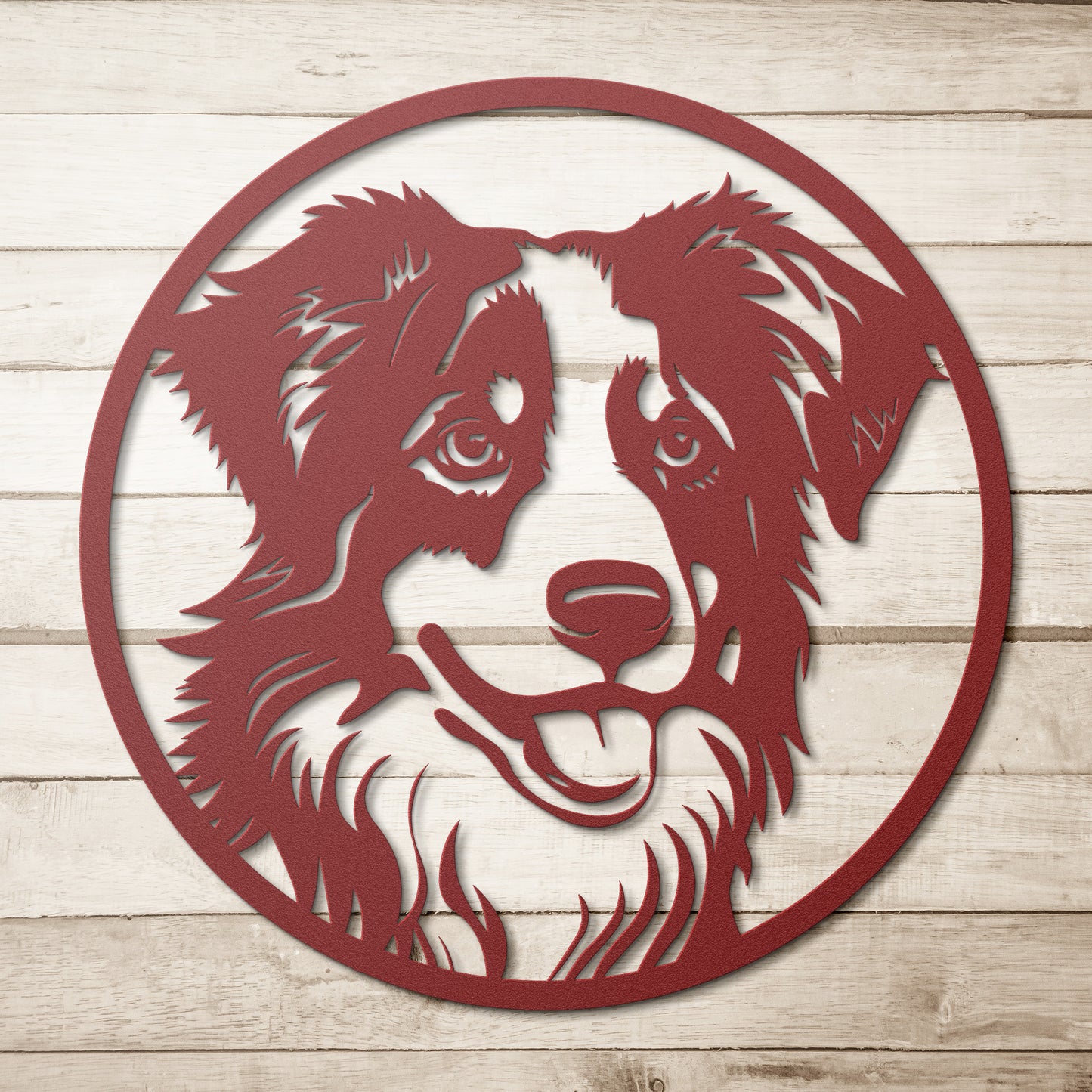 Australian shepherd Metal Sign, Gift for Pet Owner, Home Decor Sign, Australian shepherd Wall Hanging Art