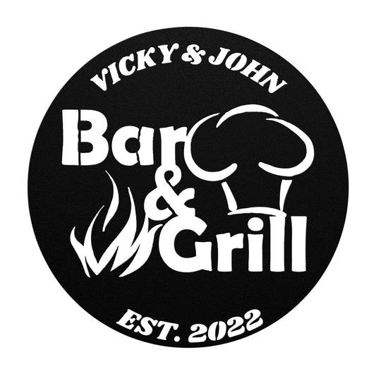 BAR & GRILL CUSTOM SIGN