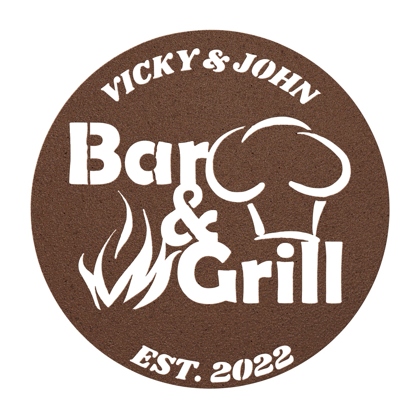 BAR & GRILL CUSTOM SIGN