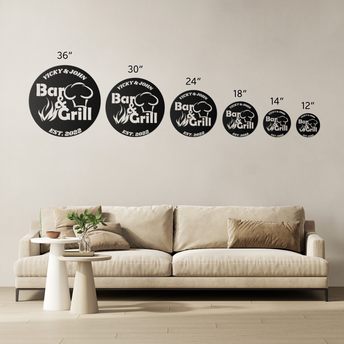 BAR & GRILL CUSTOM SIGN