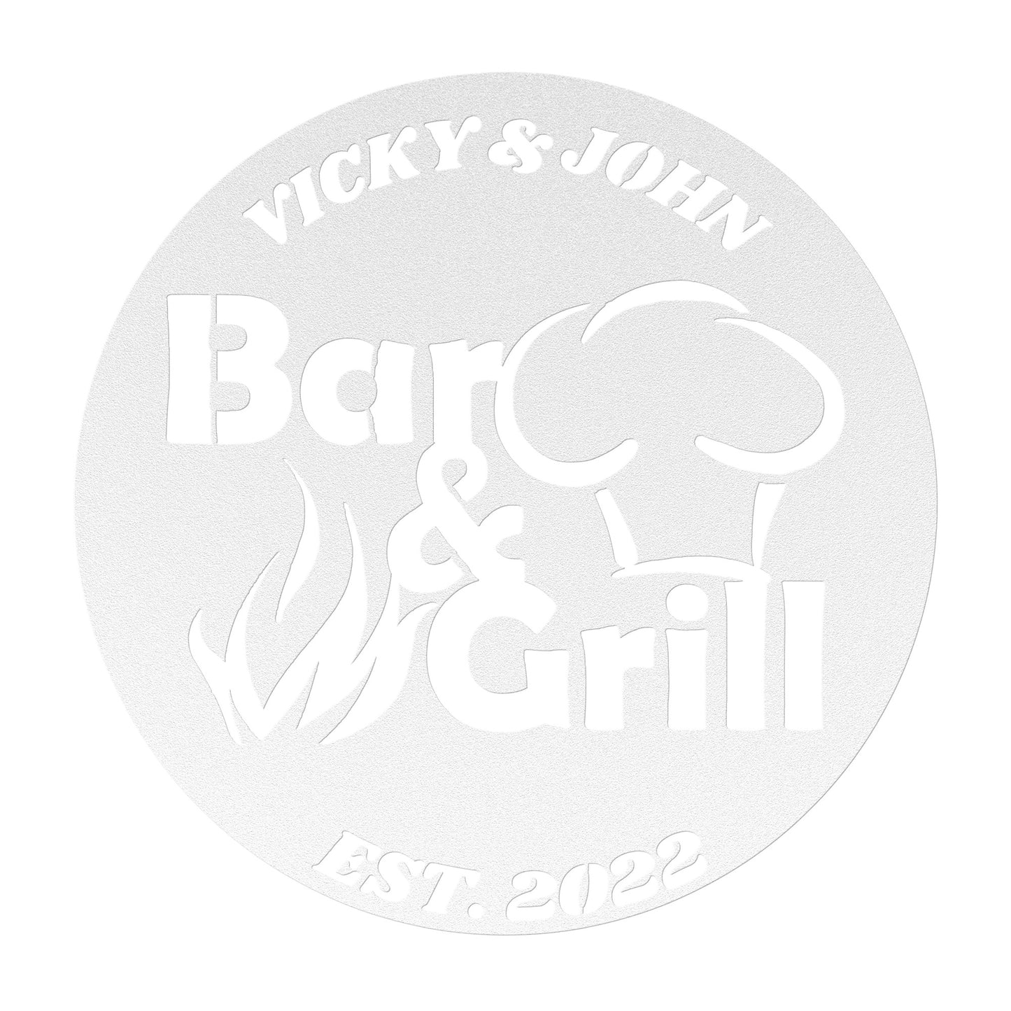 BAR & GRILL CUSTOM SIGN
