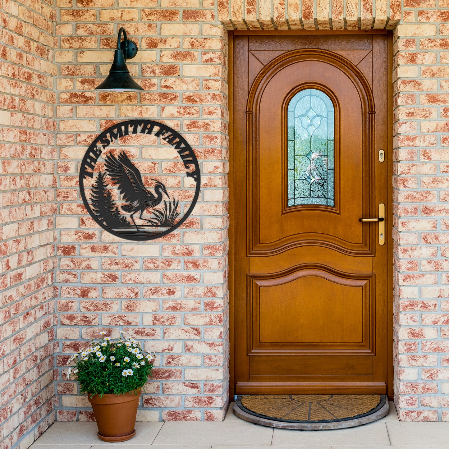 BLUE BIRD HERON FAMILY CUSTOM NAME