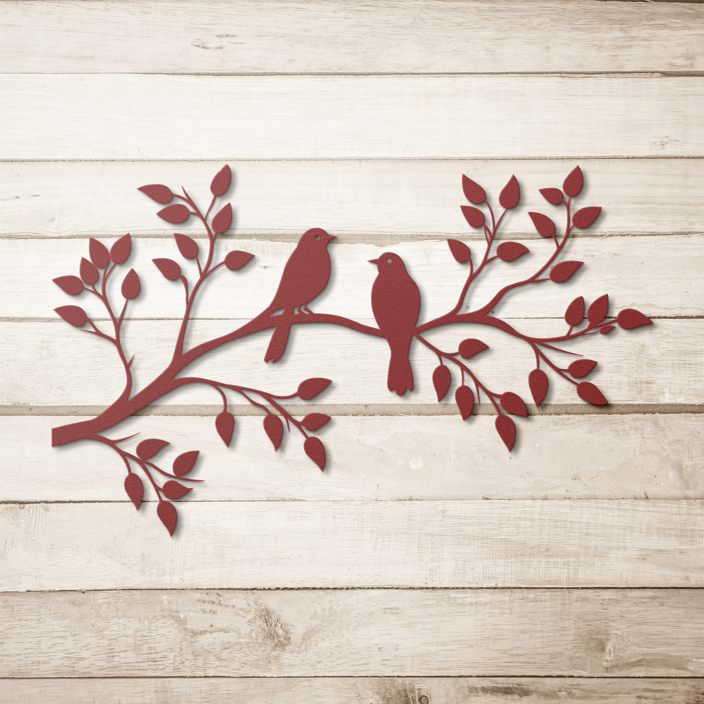 Birds_on_Branch_Metal_Wall_Art_Metal_Ga_Red_Simple_Wood_BKGD_Mockup.png