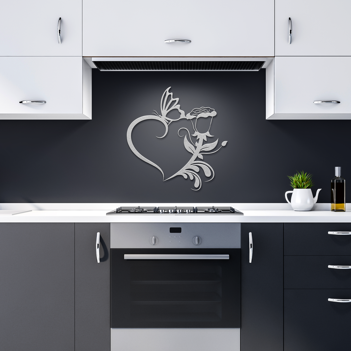 Butterfly_Floral_Heart_Metal_Sign_Livin_Silver_Dark_Kitchen_Mockup.png
