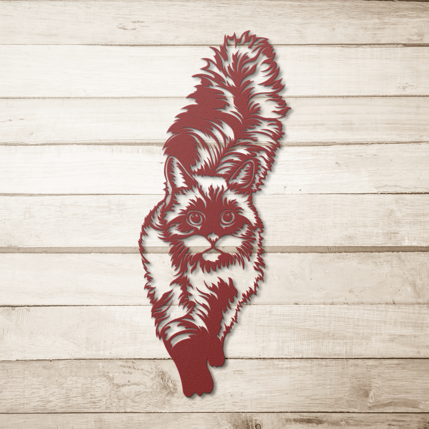 Cat_Metal_Sign_Cute_Cat_Wall_Art_Adora_Red_Simple_Wood_BKGD_Mockup.png