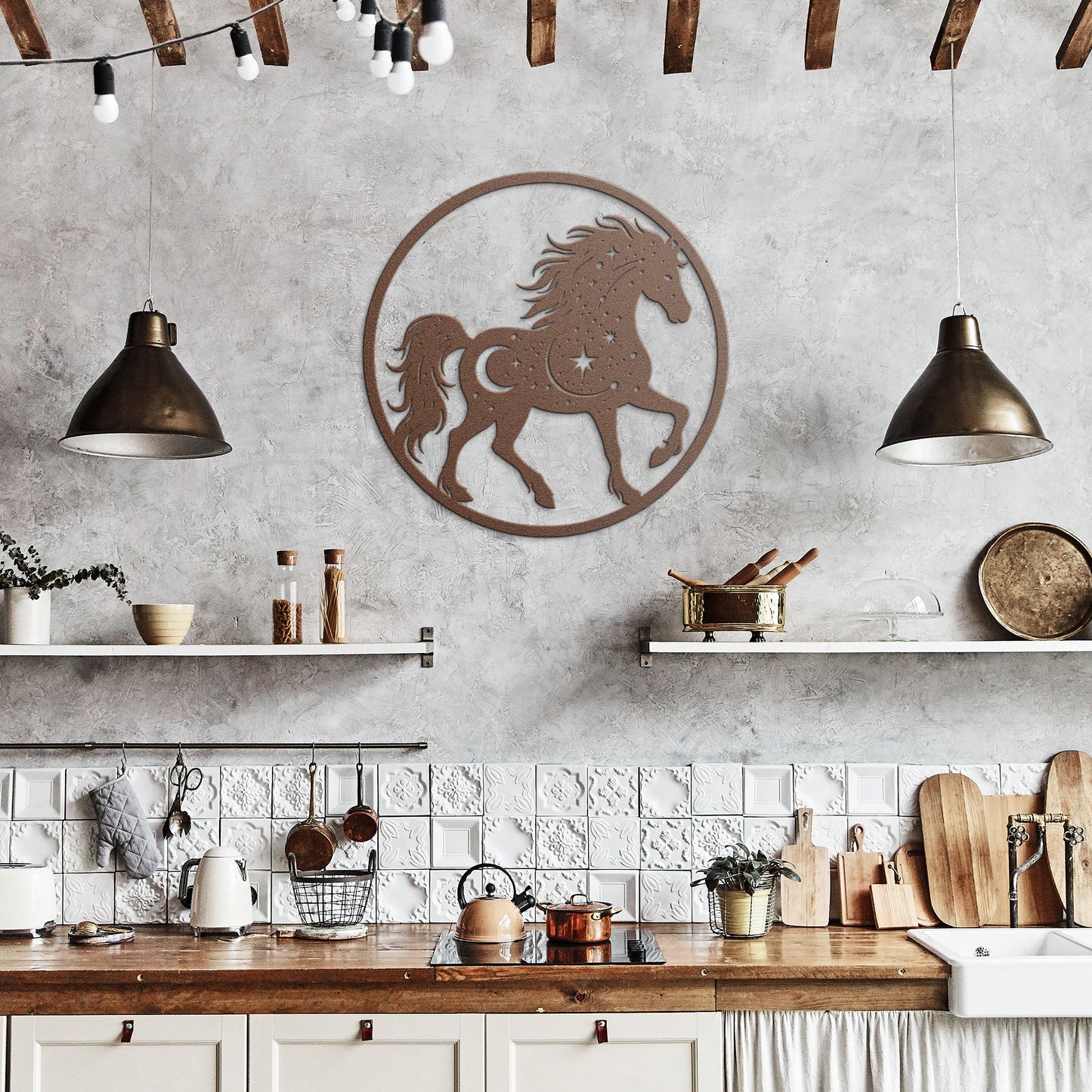 Celestial Horse Silhouette