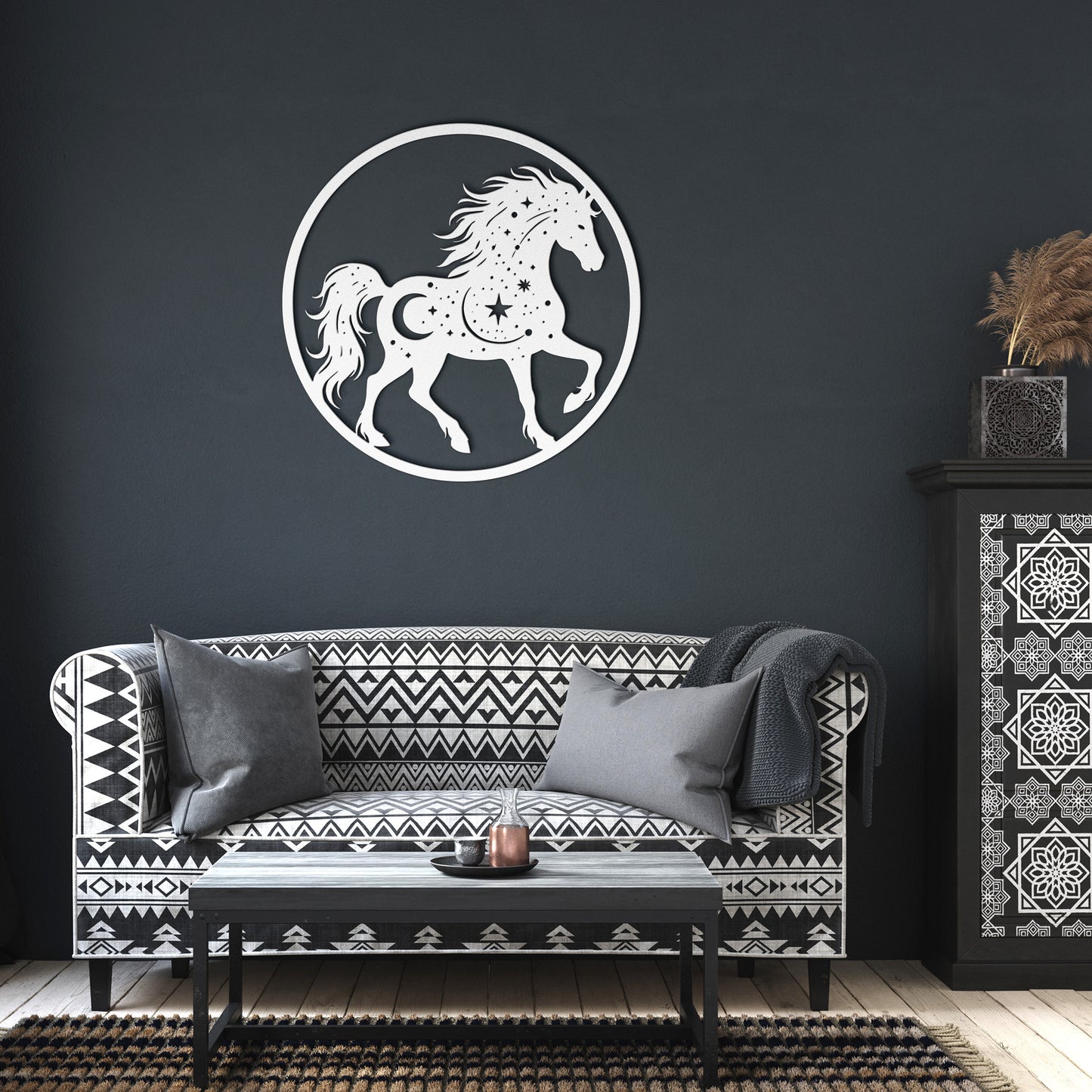 Celestial Horse Silhouette