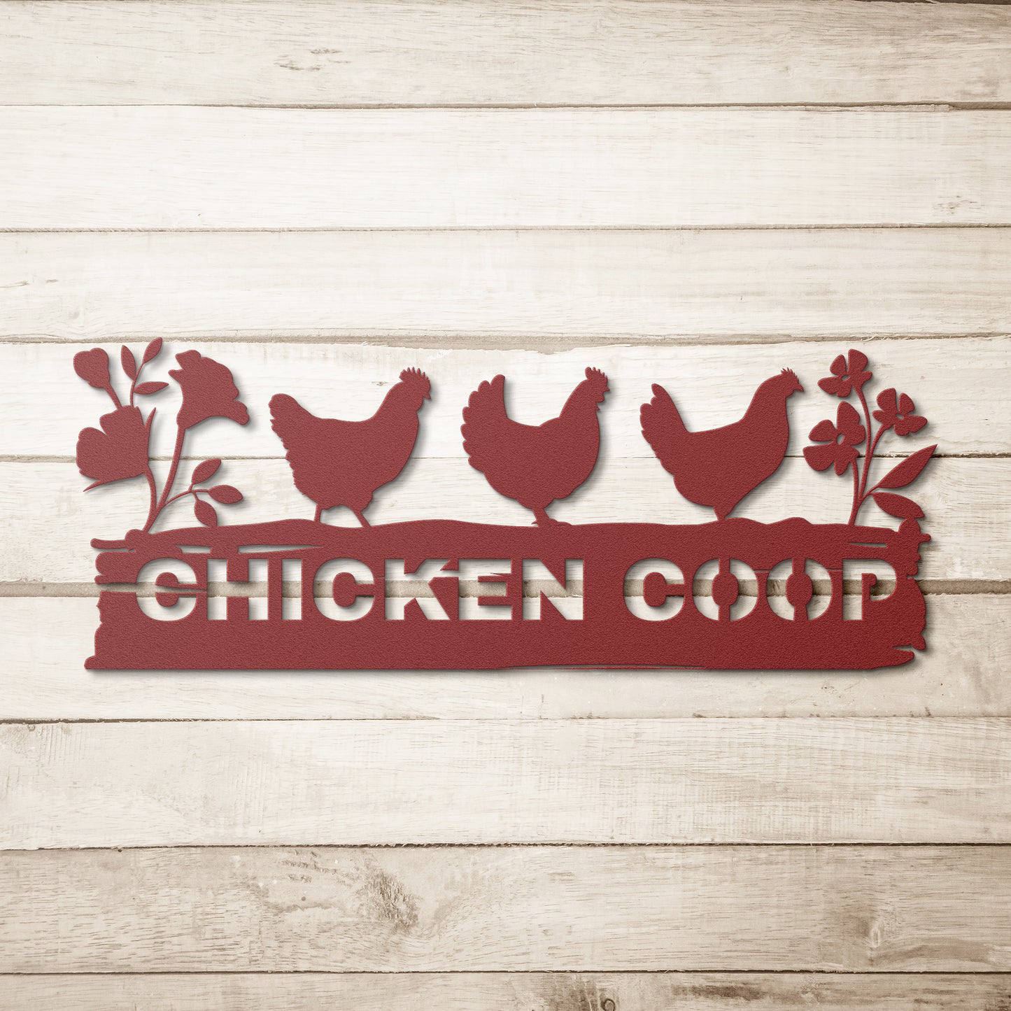 Chicken coop Metal Sign Wall Art, Personalized Hen House Sign, Rooster Metal Sign, Farmhouse Decor, Metal Farm Sign.