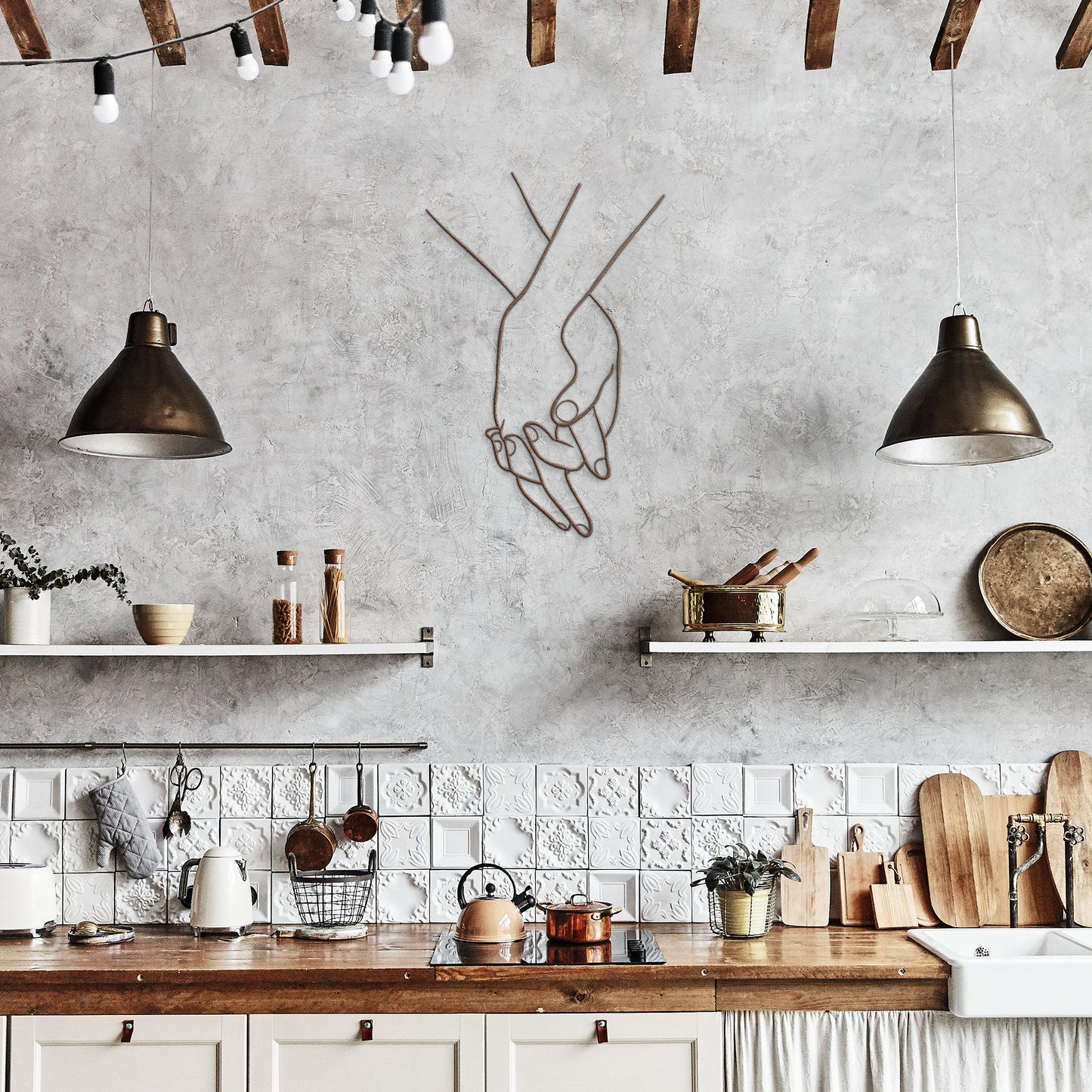 Couple Hands Metal Sign, Hand Holding for Girl Friend Boy Friend, Valantine Gift For Couples Metal Sign