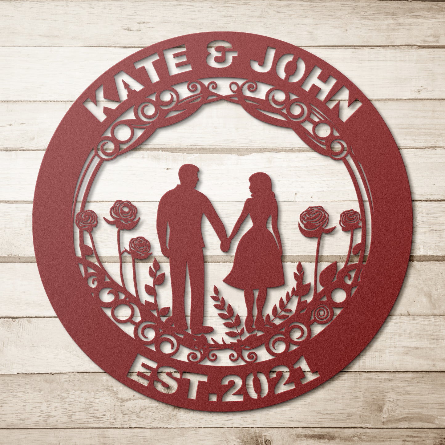 Couples Holding  Hands for Girl Friend Boy Friend Metal Sign, Valantine Gift For Couples Anniversary Gift For Couples.