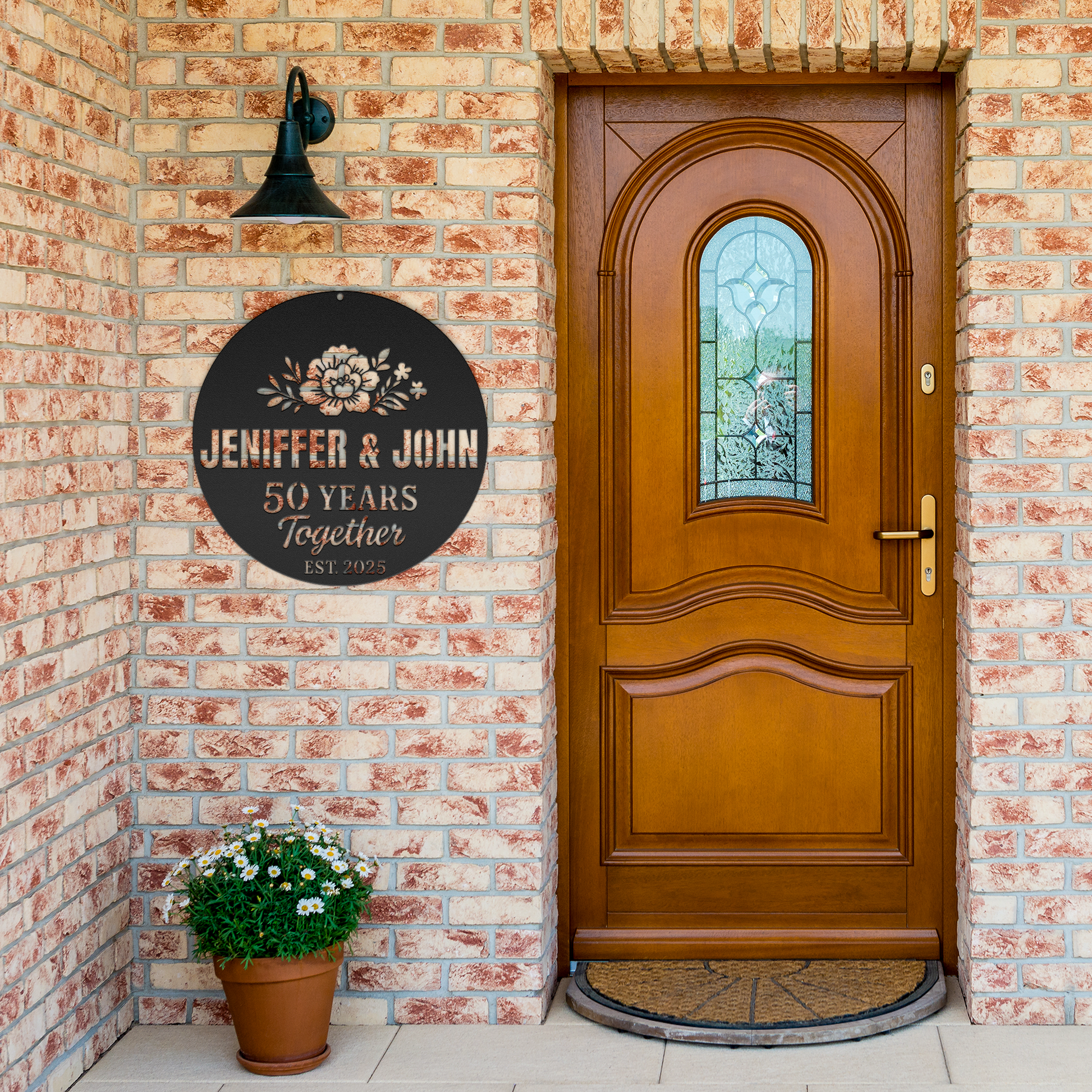 Couples_Milestone_Metal_Sign_Black_Brick_Entrance_Mockup.png_15729363