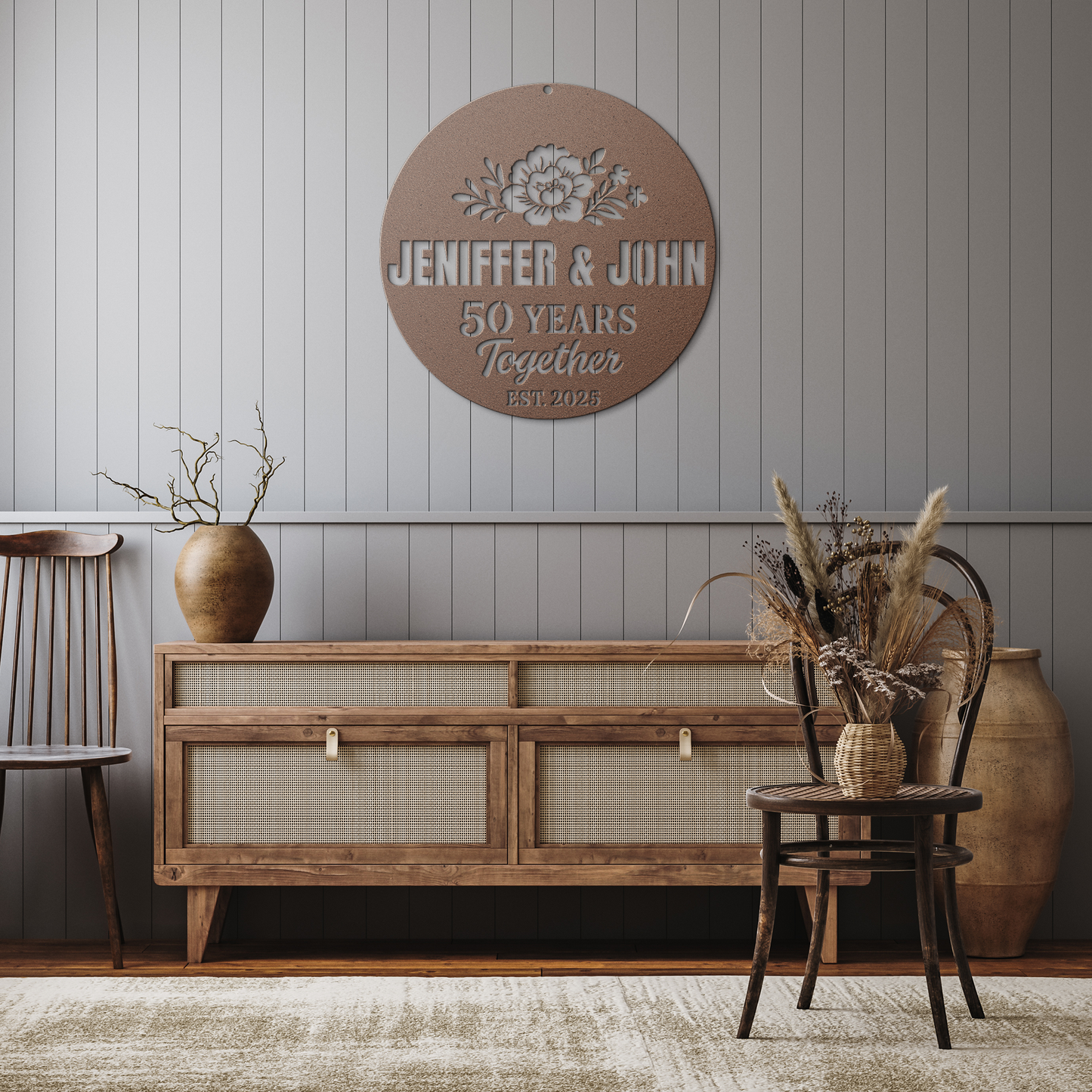 Couples_Milestone_Metal_Sign_Copper_Rustic_Hallway_Mockup.png_15729372