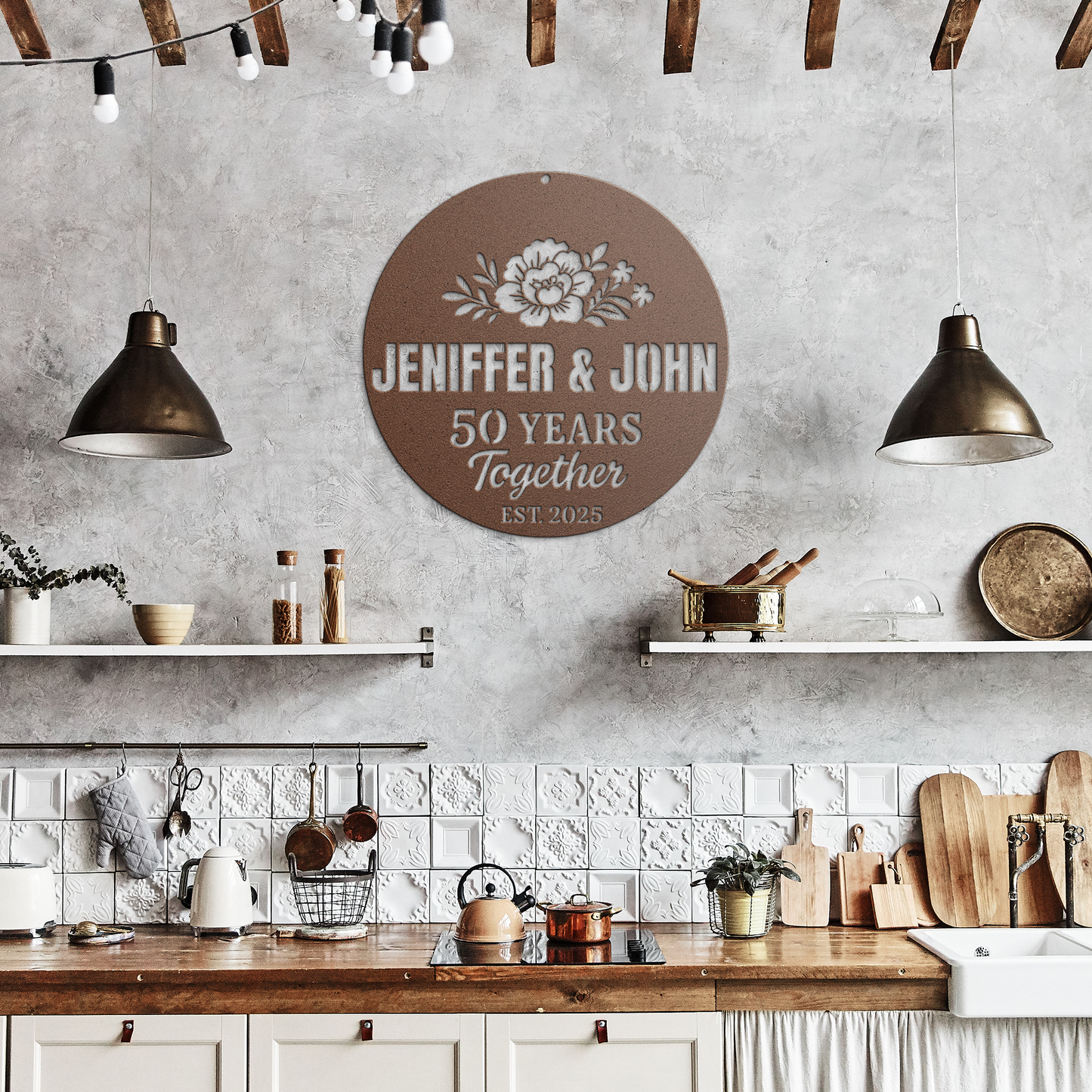 Couples_Milestone_Metal_Sign_Copper_Rustic_Kitchen_Mockup.png_15729371