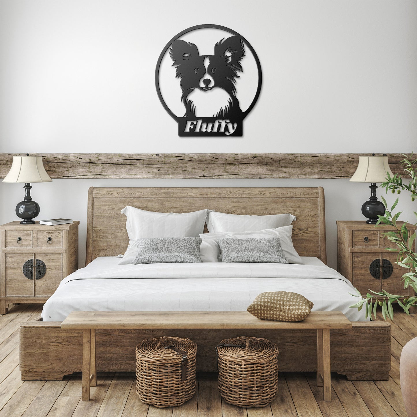 Custom Border Collie Dog Metal sign, Personalized Border Collie Wall Art, Dog Memorial Gift, Pet Lover, Doghouse Decor