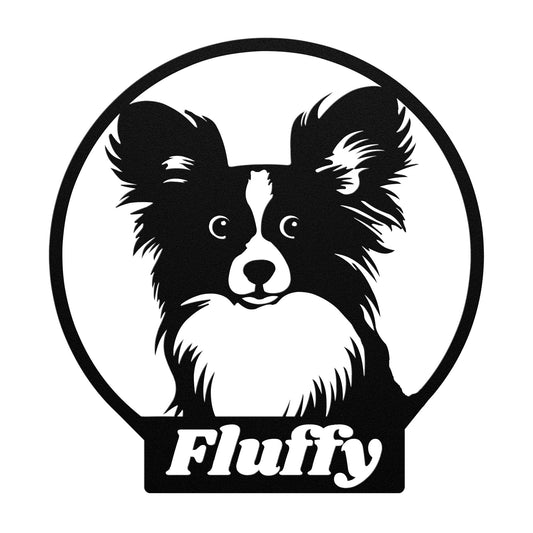 Custom Border Collie Dog Metal sign, Personalized Border Collie Wall Art, Dog Memorial Gift, Pet Lover, Doghouse Decor