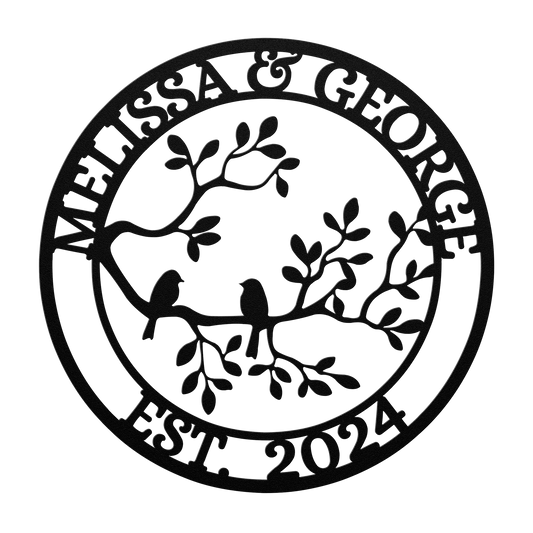 Custom_Couples_Metal_SIgn_with_Birds_Art_Black_Transparent_Mockup.png