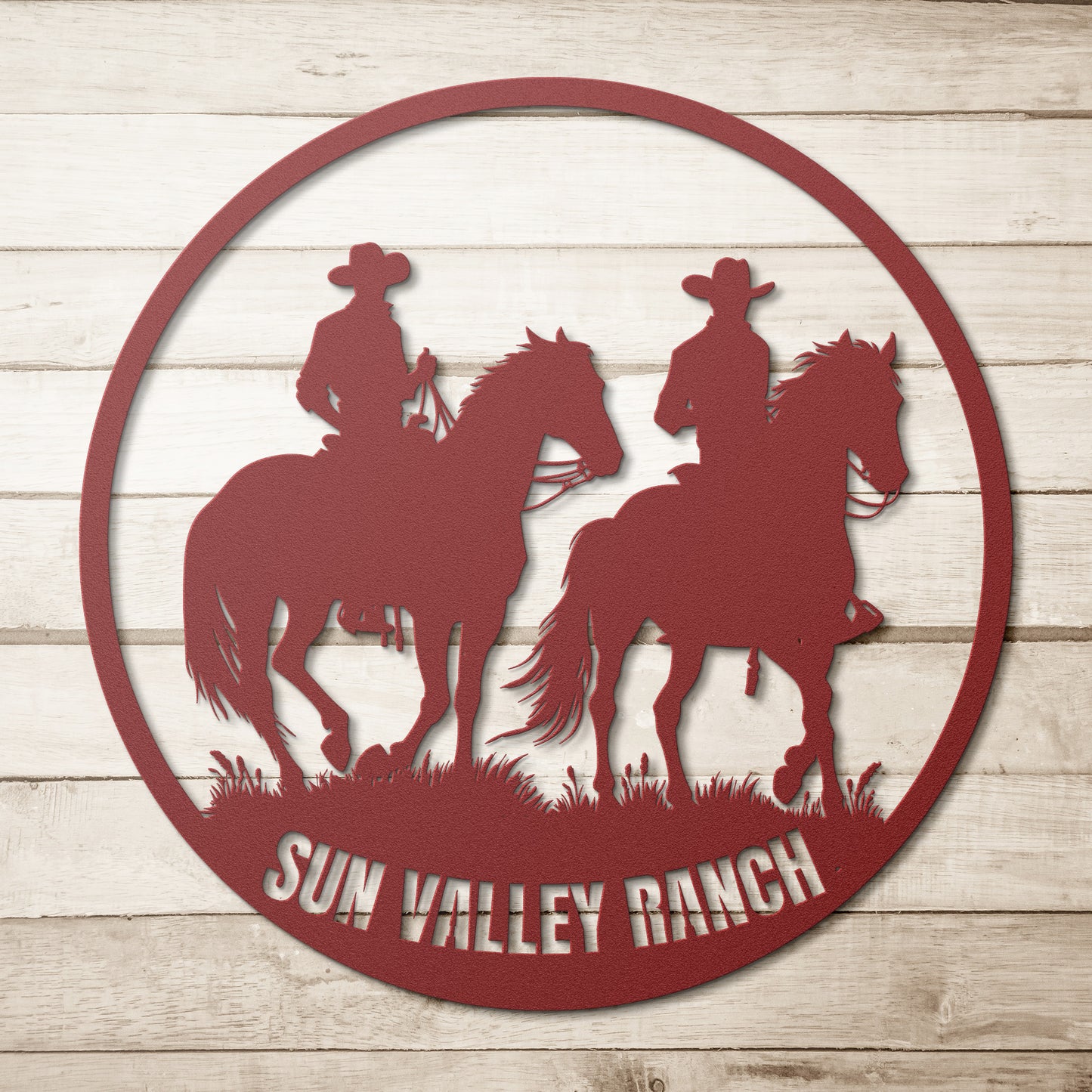 Custom Farm Name Sign, Personalized Outdoor Cowboy Ranch Sign, Western Country Decor, Horse Lover Gift