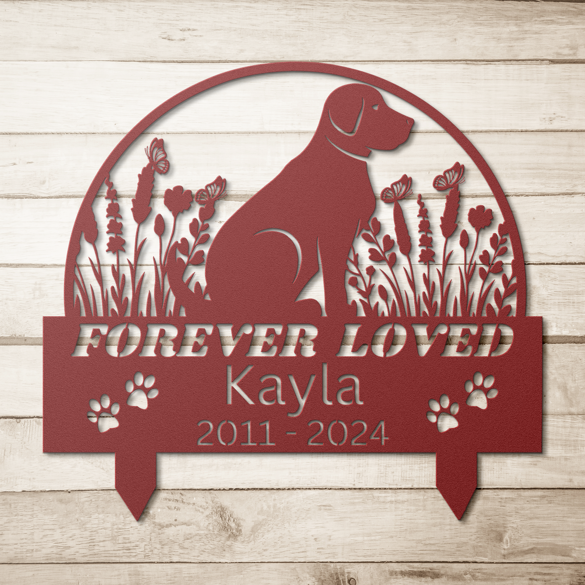 Custom_Golden_Retriever_Dog_Memorial_Sta_Red_Simple_Wood_BKGD_Mockup.png