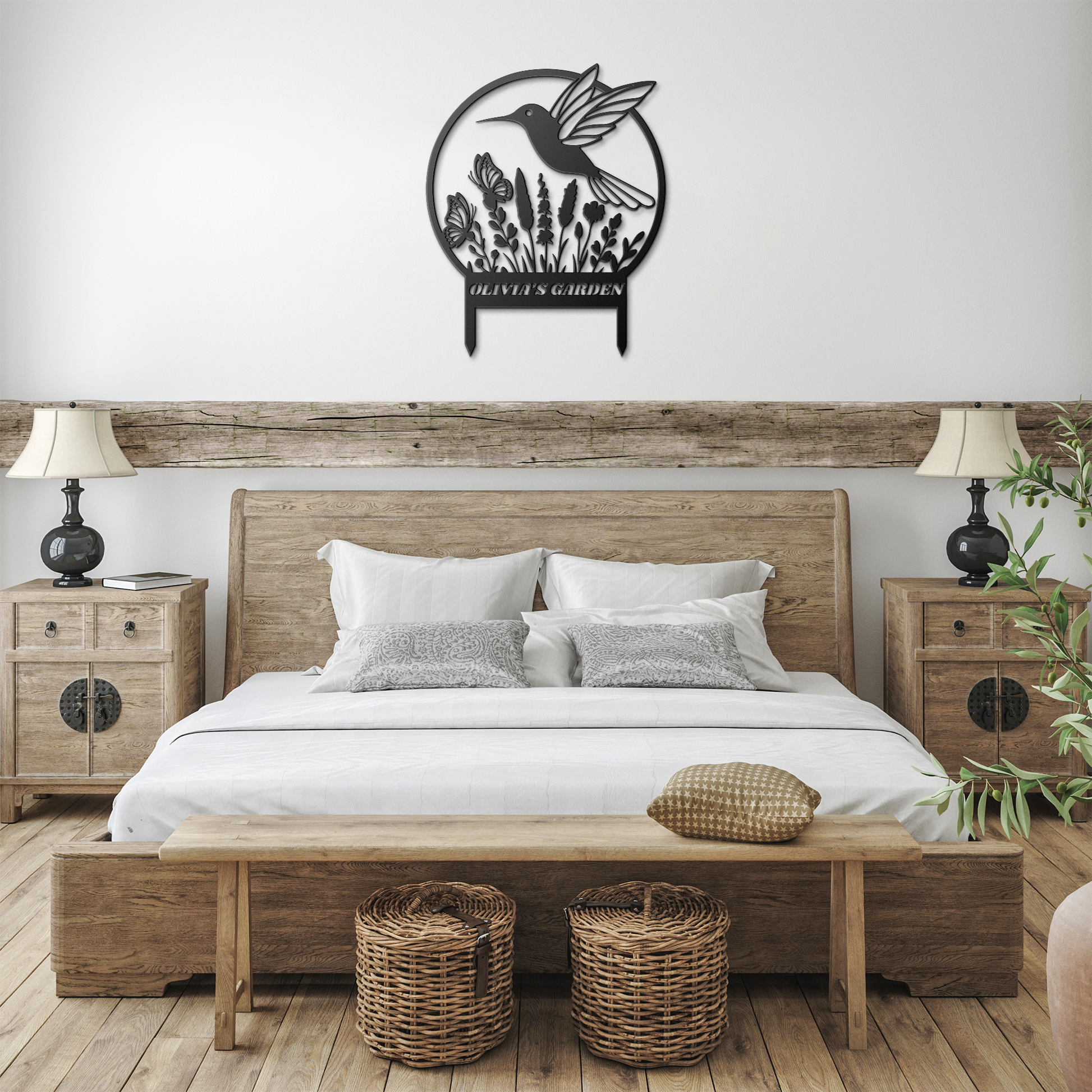Custom_Metal_Garden_Sign_with_Stakes_Pe_Black_Farmhouse_Bedroom_Mockup.png