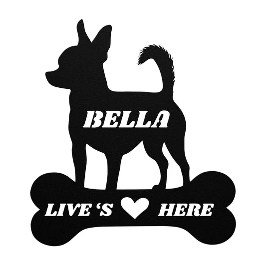 Custom Metal dog bone sign, dog wall sign, doghouse sign, personalized Metal dog bones, dog lovers gift