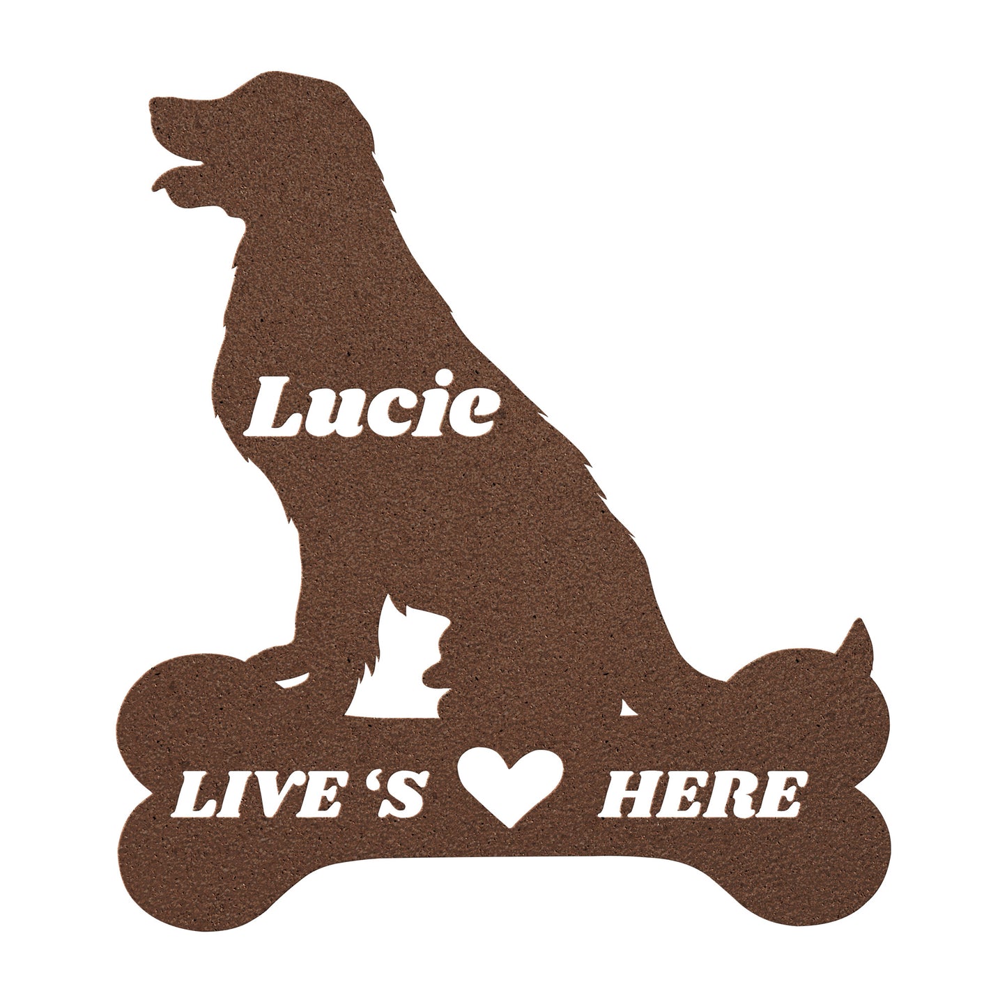 Custom Metal dog bone sign, dog wall sign, doghouse sign, personalized Metal dog bones, dog lovers gift