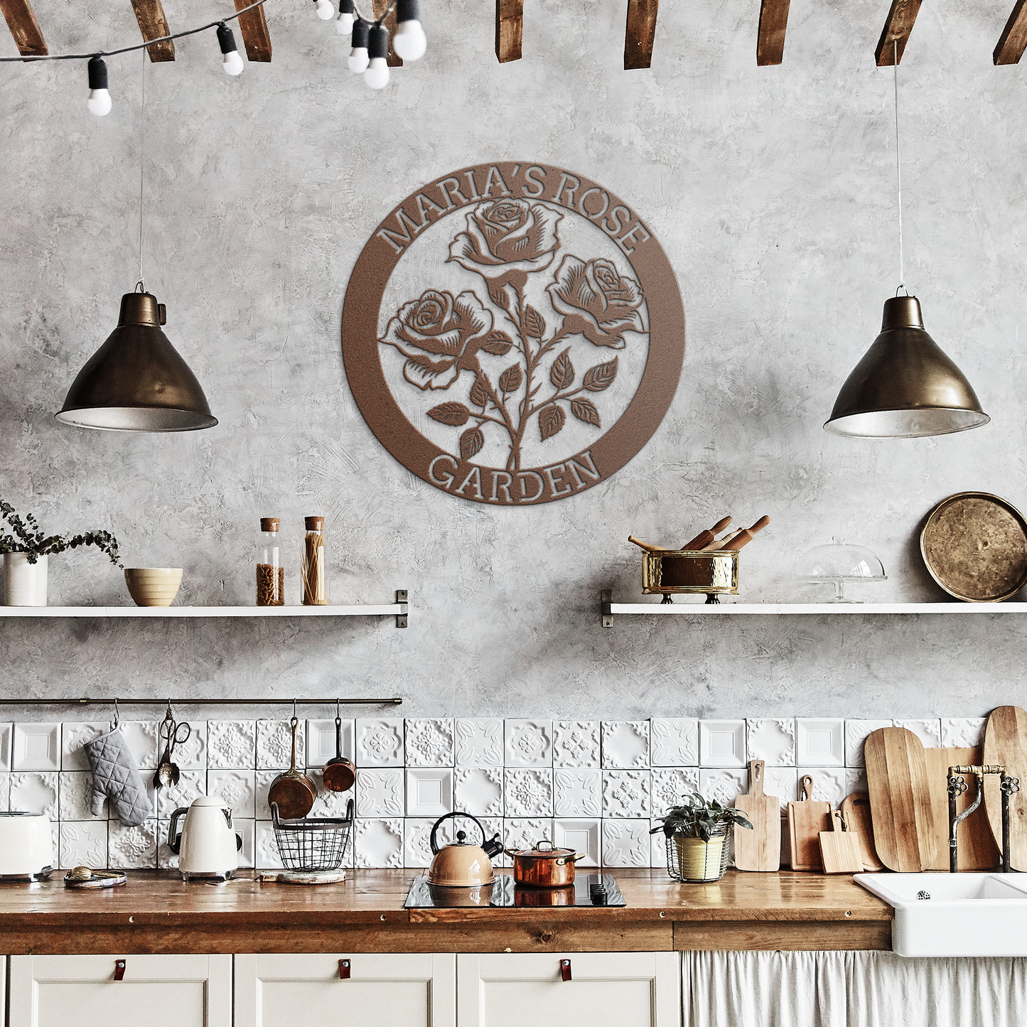 Custom_Rose_Monogram_Rose_Metal_Sign_G_Copper_Rustic_Kitchen_Mockup.png