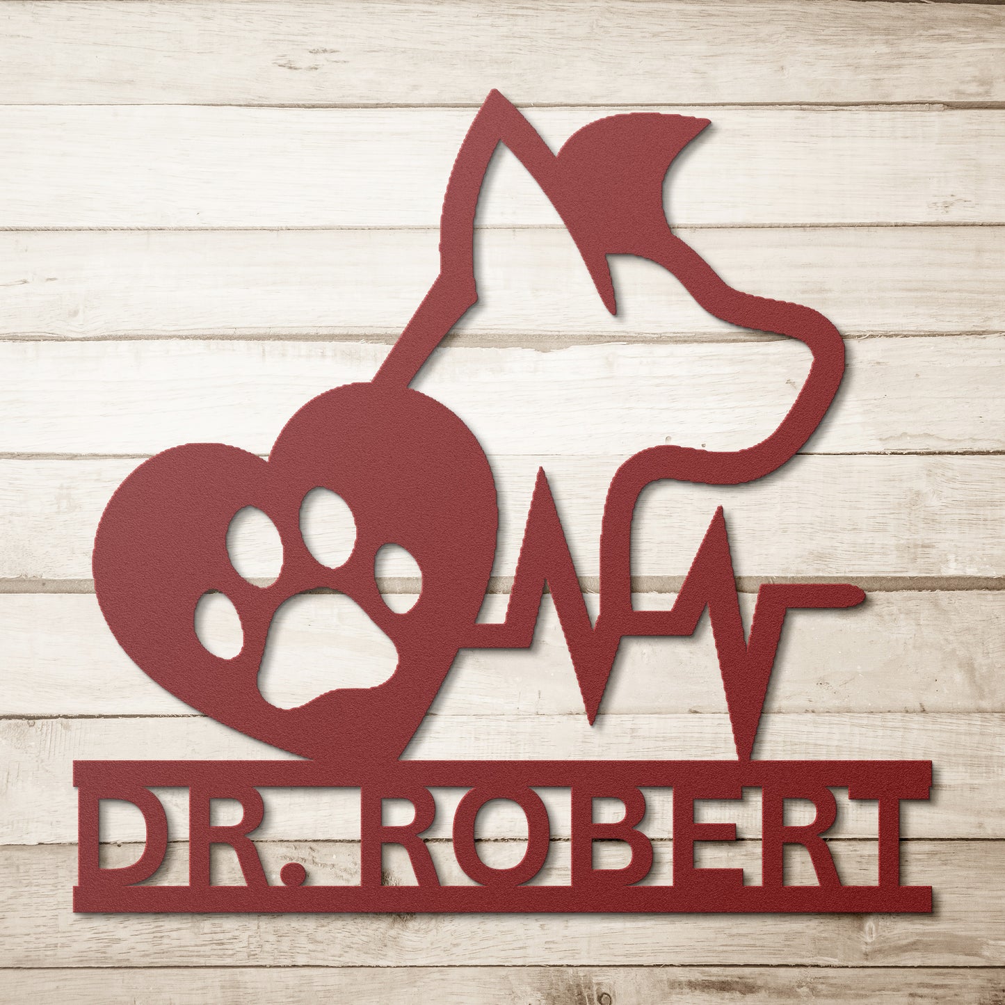 Custom Vet Clinic Wall Decor, Veterinarian Doctor Metal Sign, Animal Lover Gift, Vet Office Decor, Veterinarian Gift