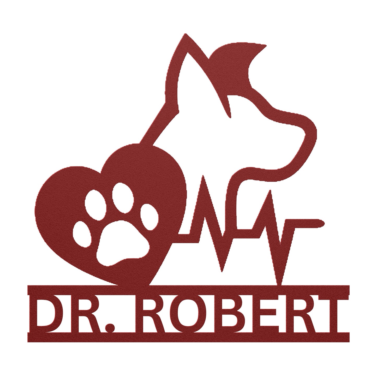 Custom Vet Clinic Wall Decor, Veterinarian Doctor Metal Sign, Animal Lover Gift, Vet Office Decor, Veterinarian Gift