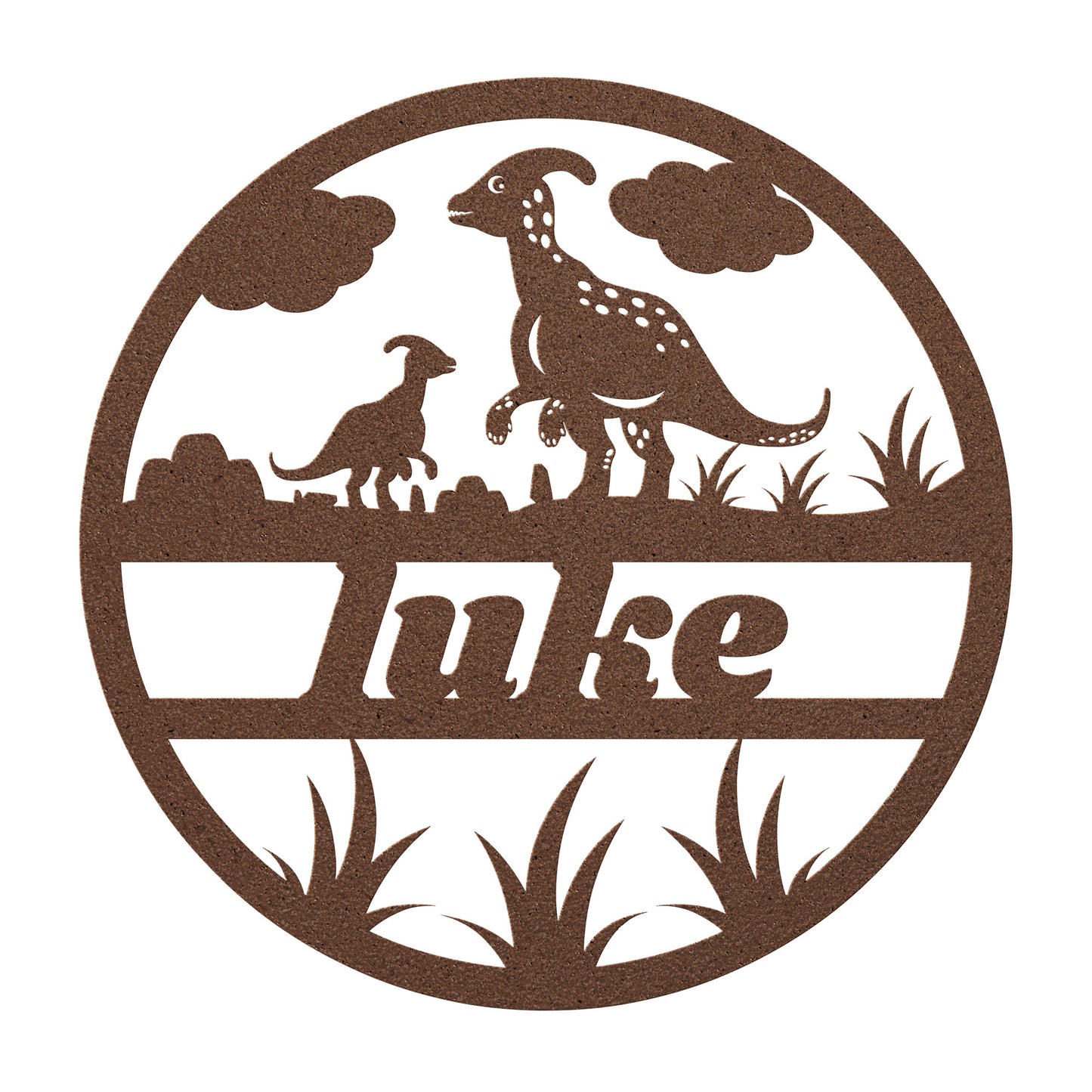 Custom name nursery metal sign