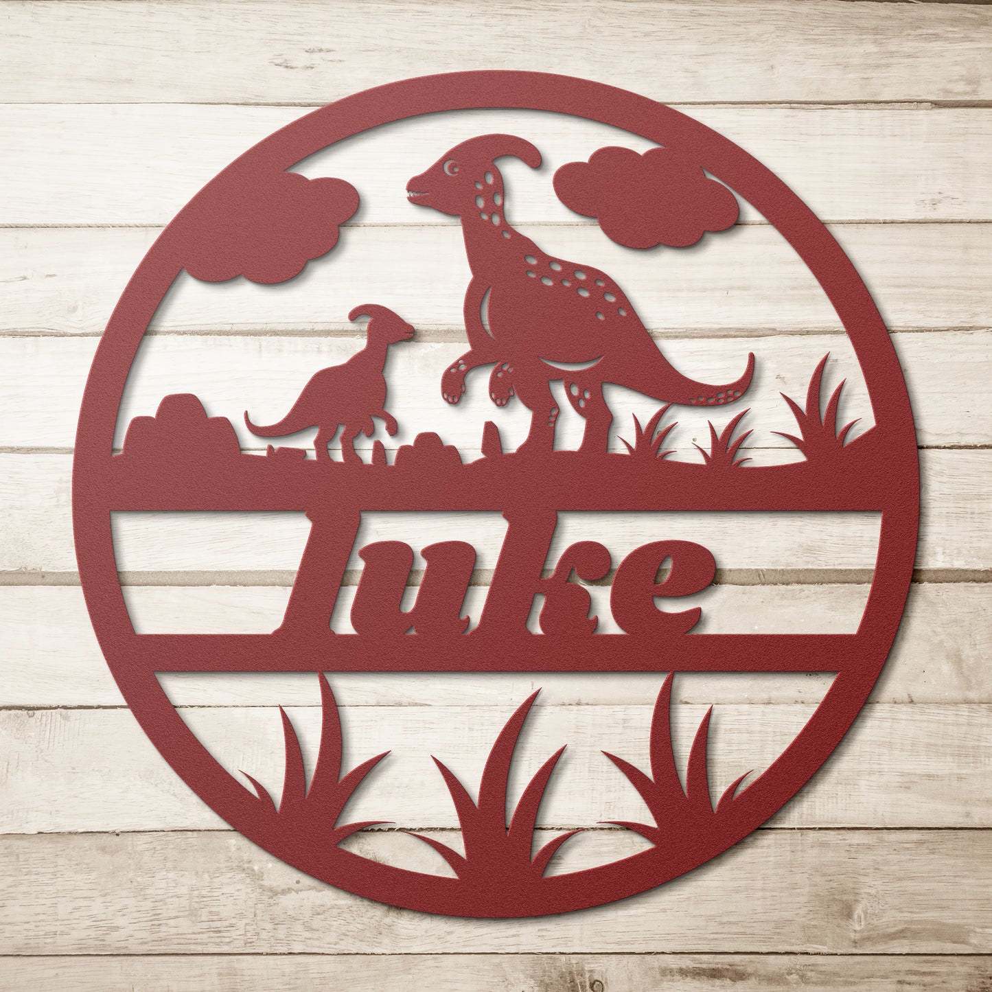 Custom name nursery metal sign