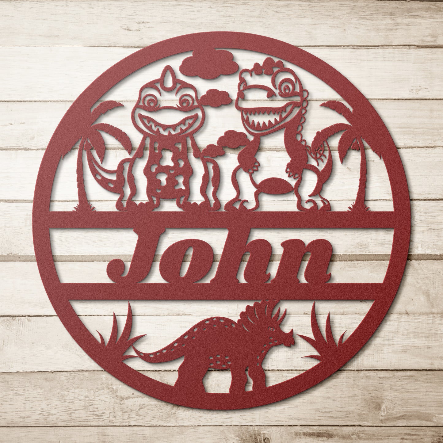 Custom name nursery metal sign