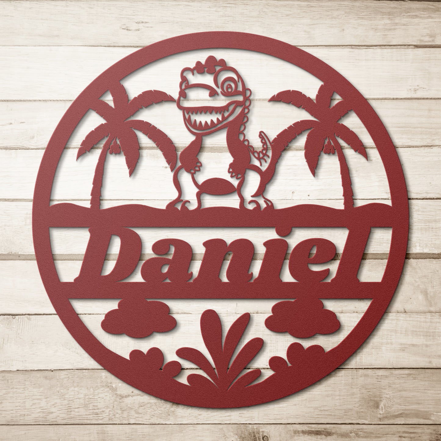 Custom name nursery metal sign