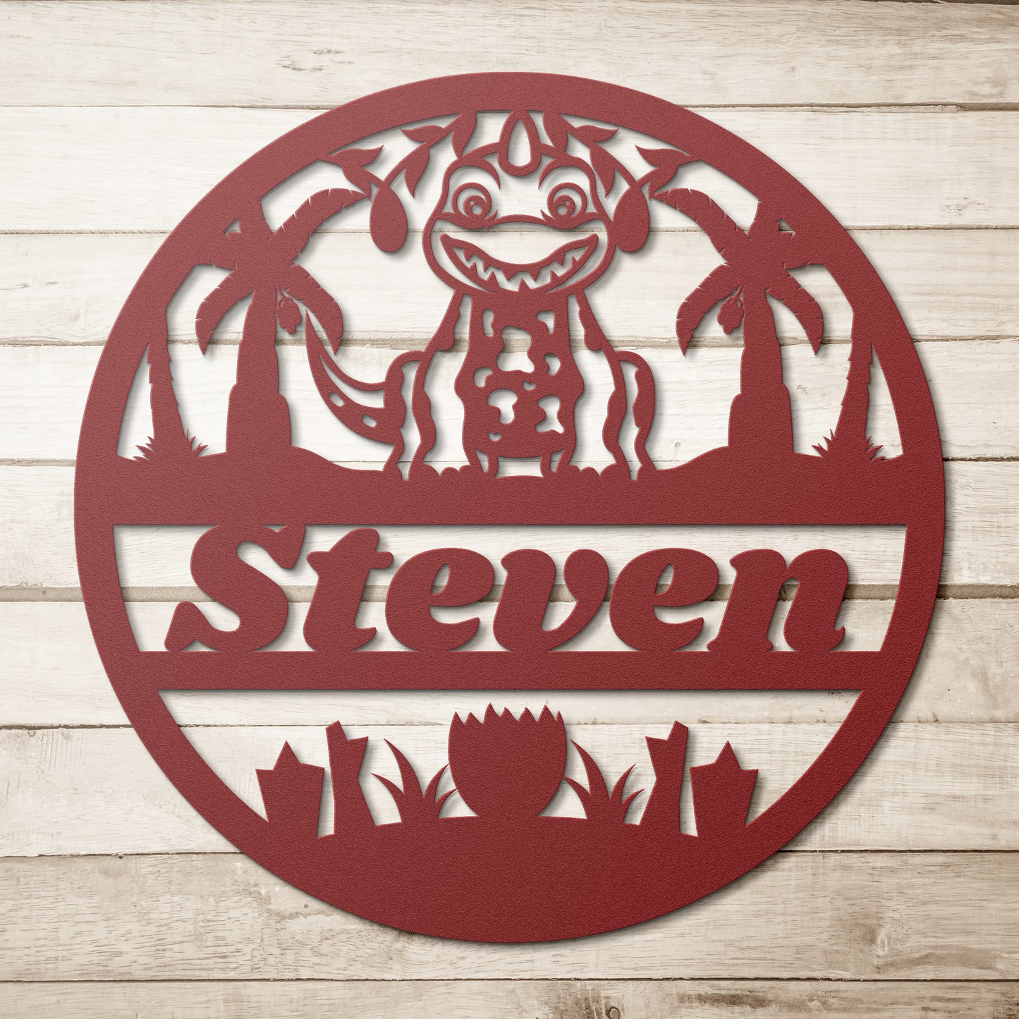 Custom name nursery metal sign