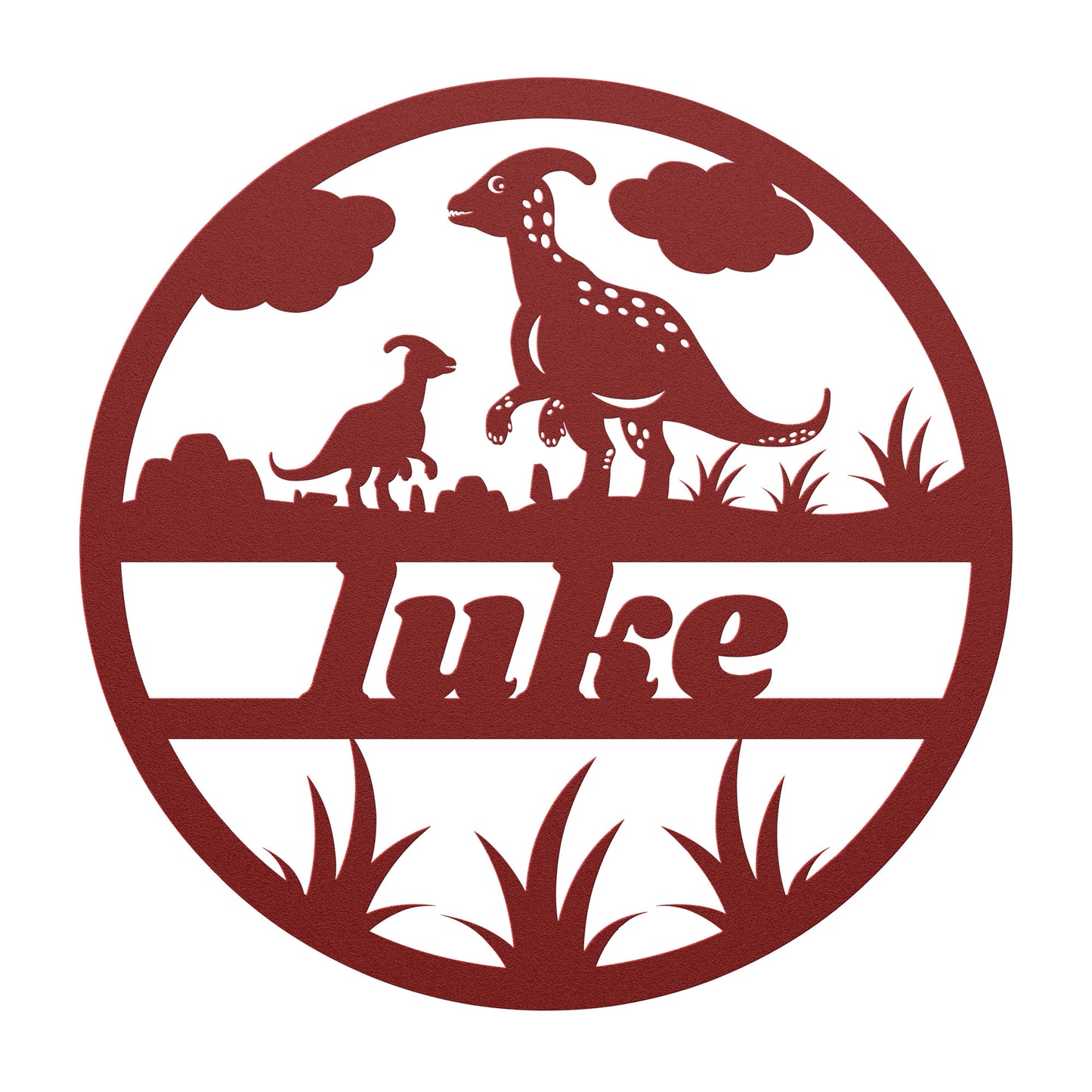 Custom name nursery metal sign