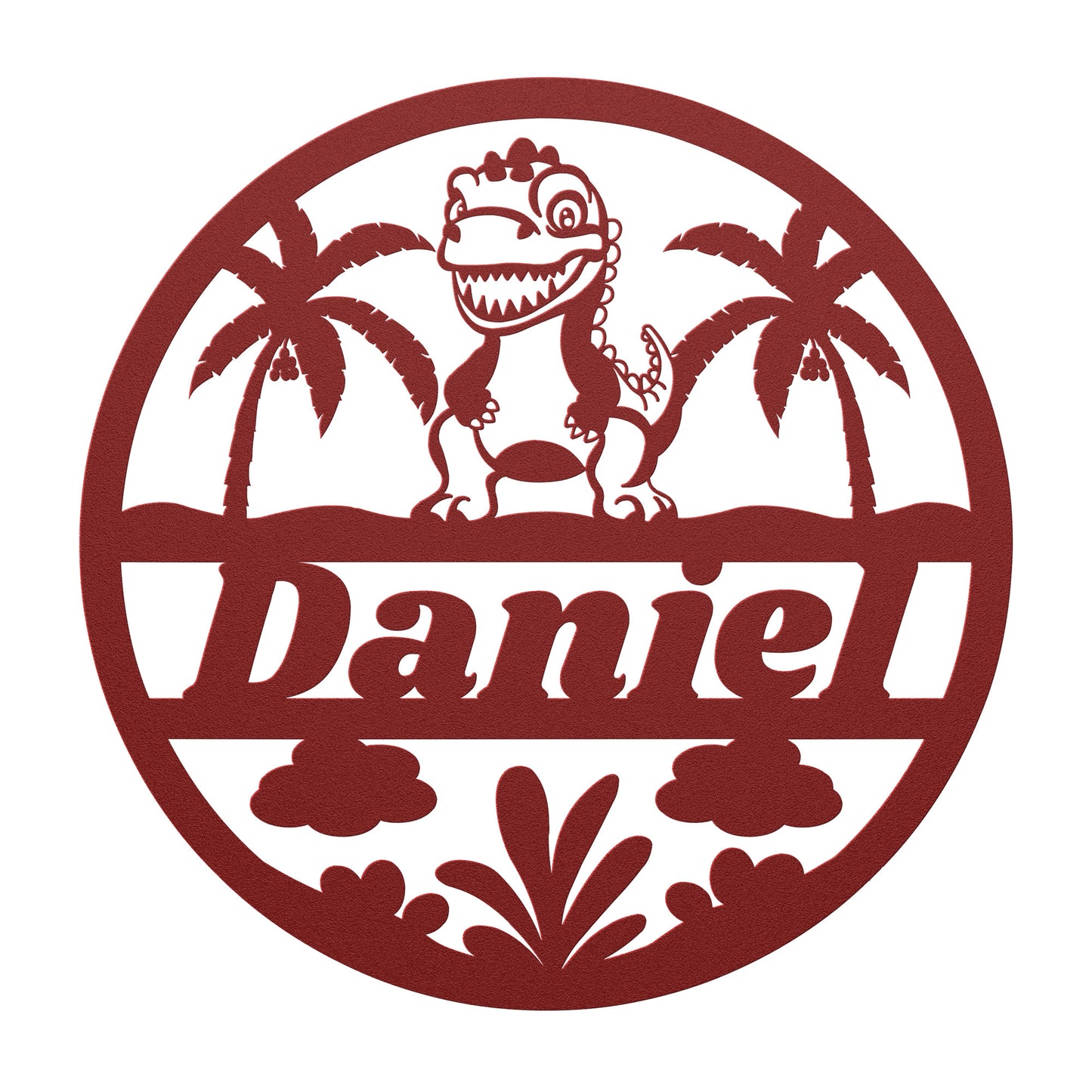 Custom name nursery metal sign